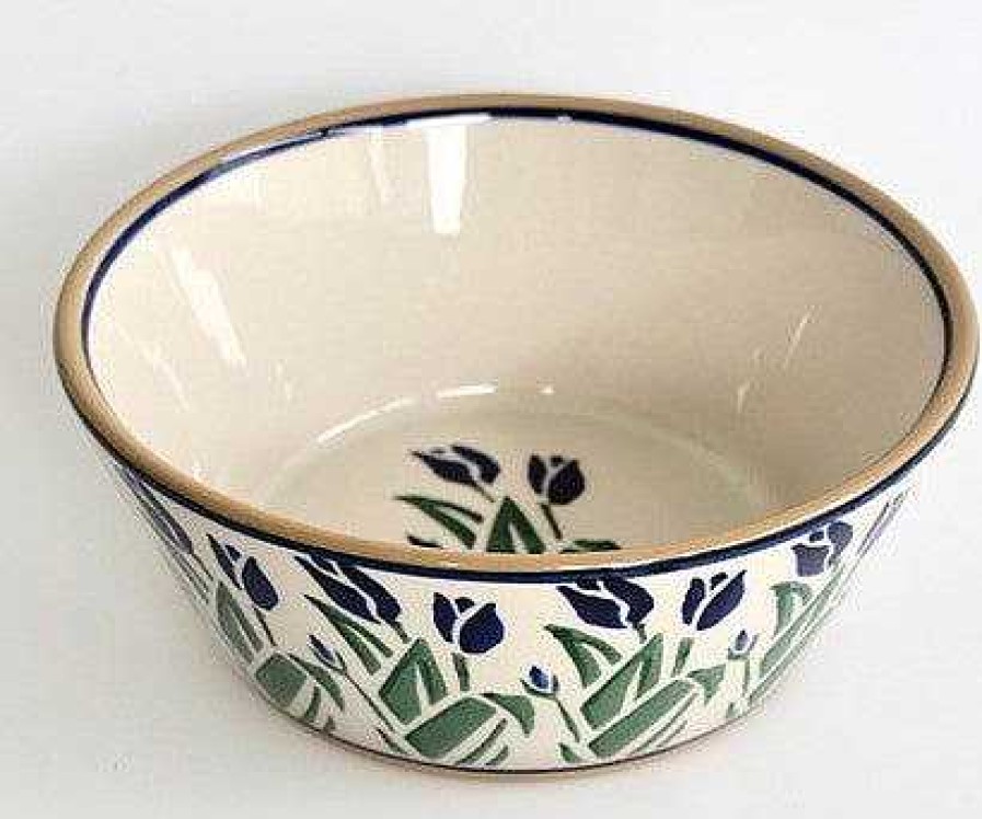 Nicholas Mosse Small Angled Bowl Blue Blooms Clearance