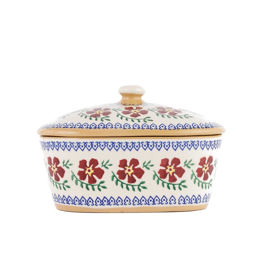 Nicholas Mosse Covered Butterdish Old Rose Online