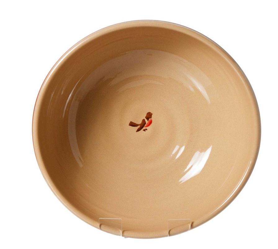 Nicholas Mosse Large Bowl Winter Robin Hot