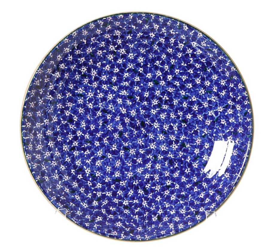 Nicholas Mosse Shallow Dish Lawn Dark Blue Clearance