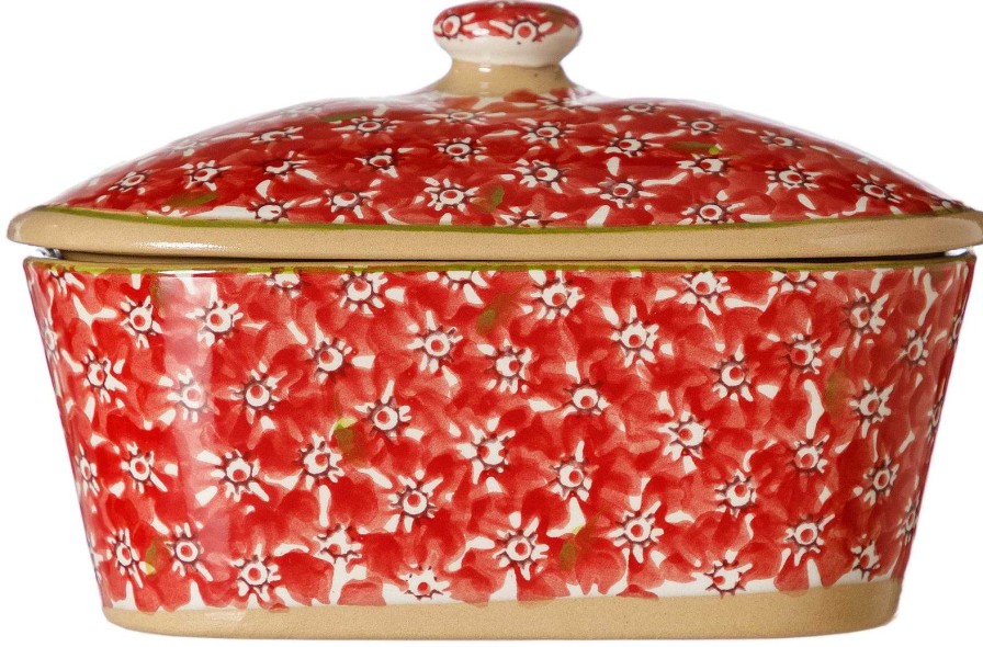 Nicholas Mosse Covered Butterdish Lawn Red Online