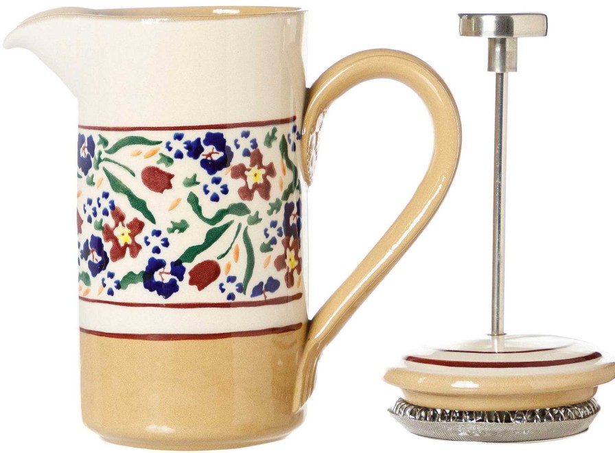 Nicholas Mosse Small Cafetiere Wild Flower Meadow Hot