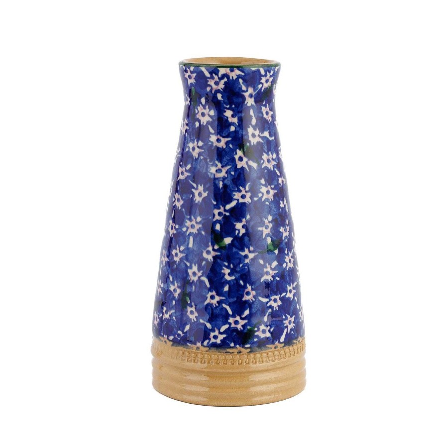 Nicholas Mosse Small Tapered Vase Dark Blue Lawn Clearance