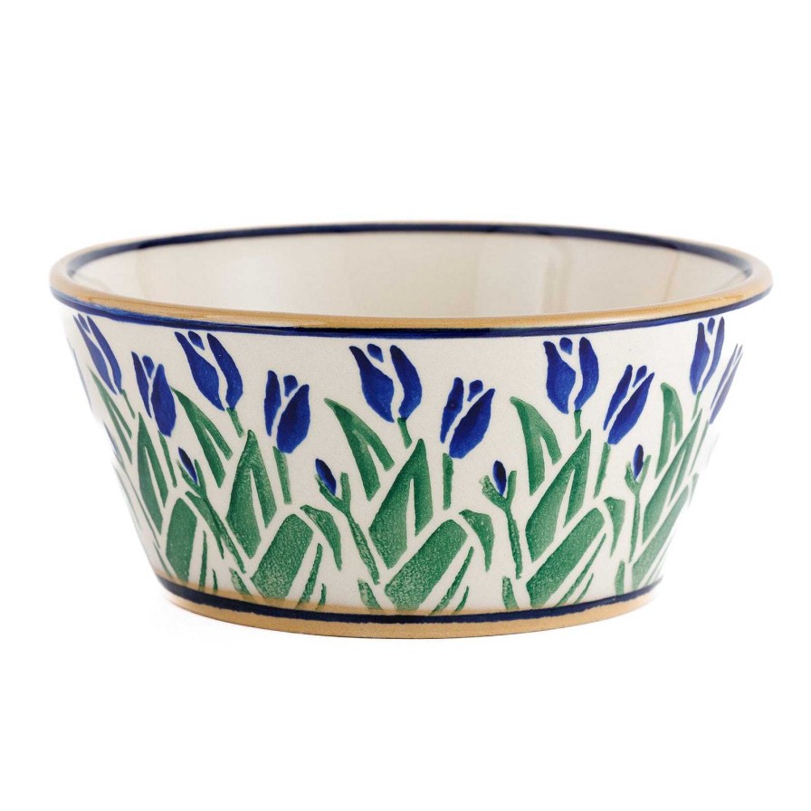 Nicholas Mosse Small Angled Bowl Blue Blooms Clearance