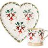 Nicholas Mosse Medium Heart Plate And Small Mug Fuchsia Best