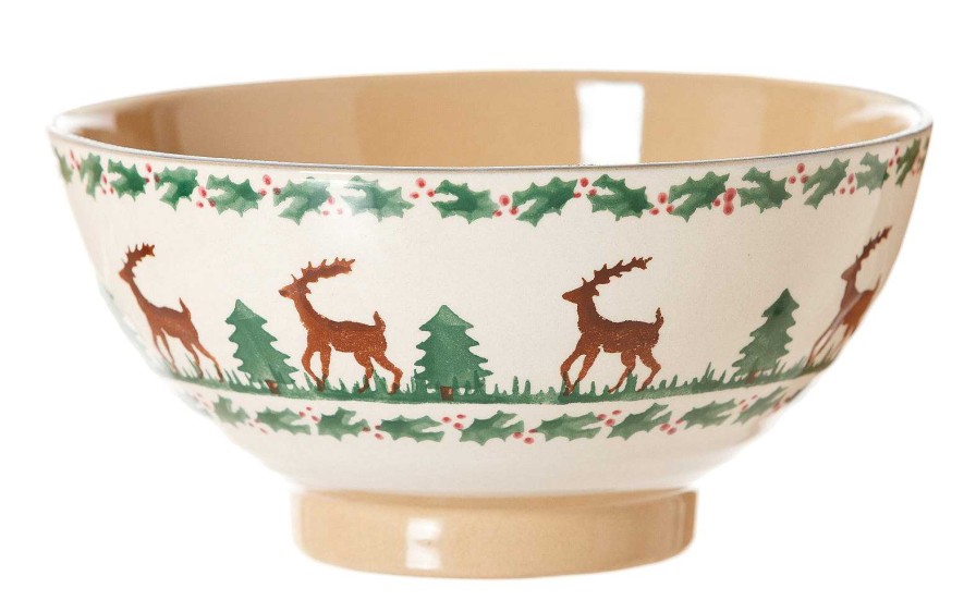 Nicholas Mosse Vegetable Bowl Reindeer New