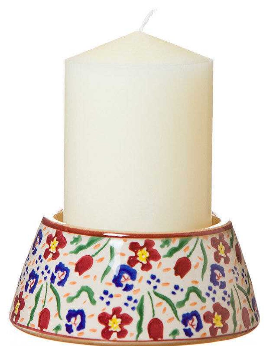 Nicholas Mosse Reverse Candlestick And Candle Wild Flower Meadow Hot