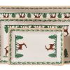 Nicholas Mosse Nest Of 3 Rectangle Dishes Reindeer Wholesale