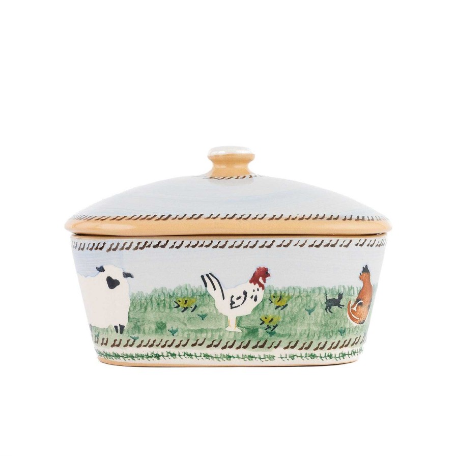 Nicholas Mosse Covered Butterdish Assorted Animals Best