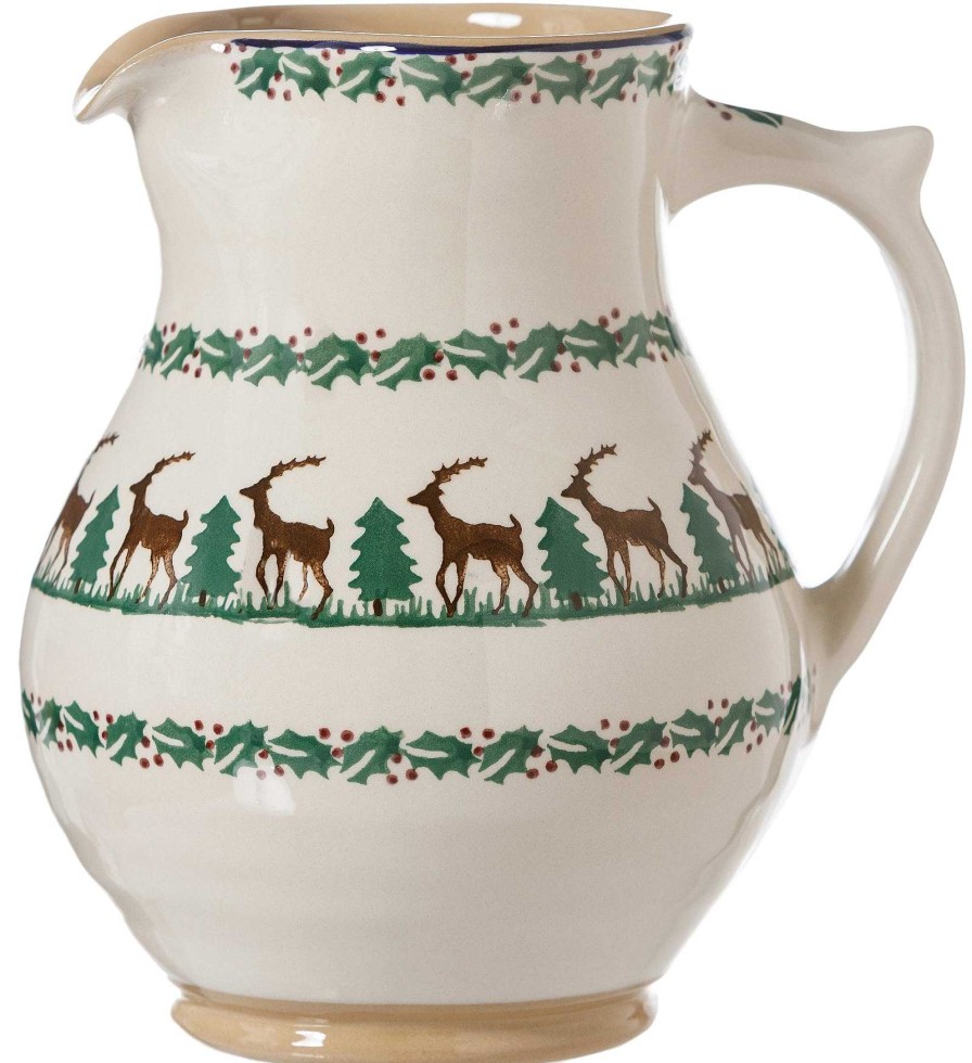 Nicholas Mosse Large Jug Reindeer New