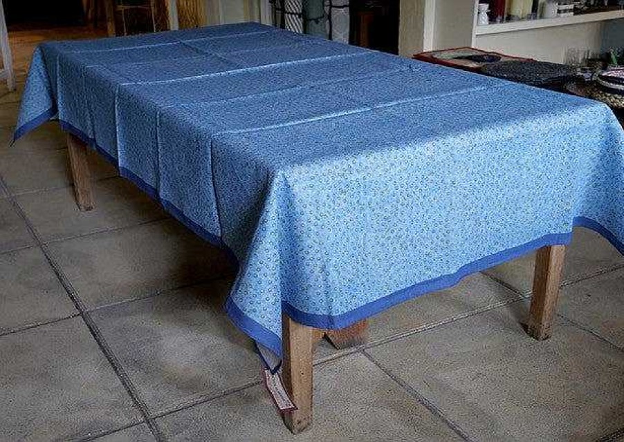 Nicholas Mosse Tablecloth Lawn Light Blue Linen 55 X 99 Best