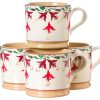 Nicholas Mosse 4 Large Mugs Fuchsia New