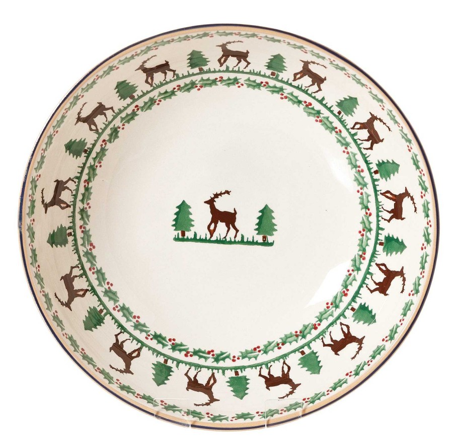 Nicholas Mosse Fruit Bowl Reindeer New