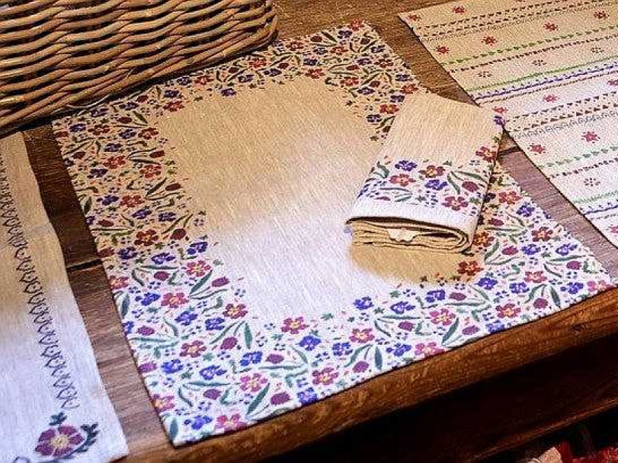 Nicholas Mosse Placemat Wild Flower Meadow Linen Clearance