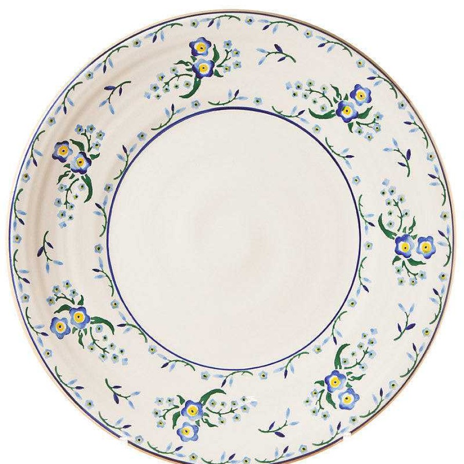 Nicholas Mosse Shallow Dish Forget Me Not New