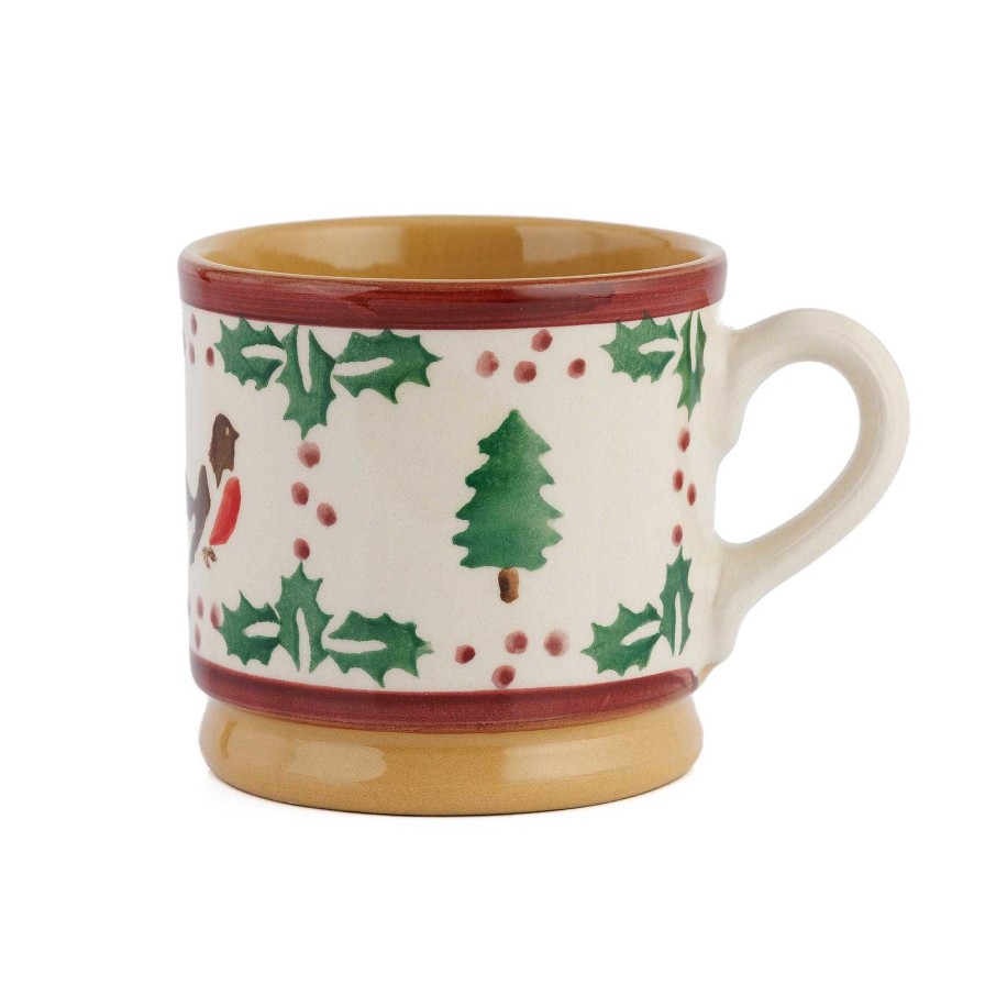 Nicholas Mosse Small Mug Winter Robin New