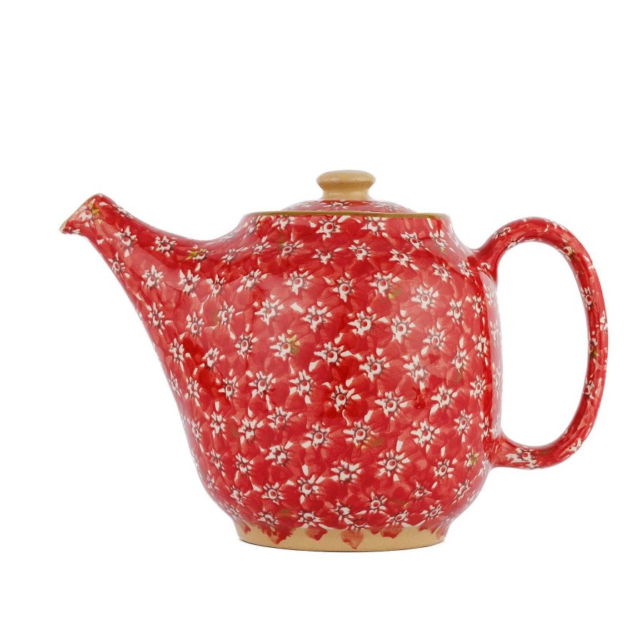 Nicholas Mosse Teapot Red Lawn Clearance