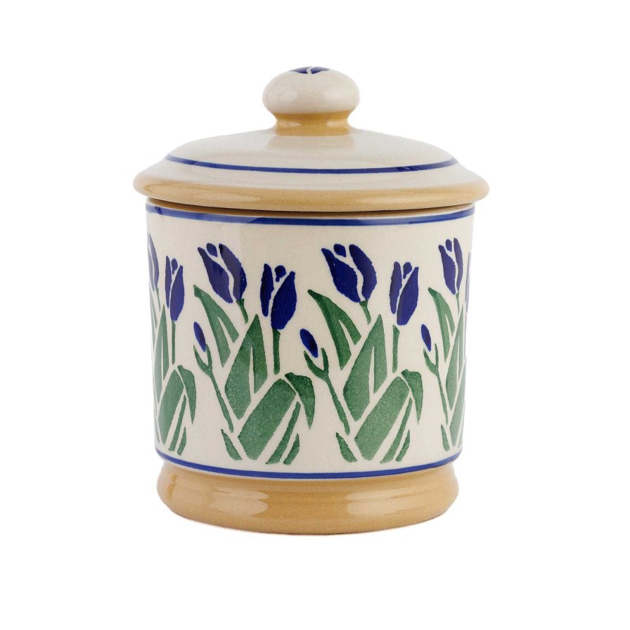 Nicholas Mosse Lidded Sugar Bowl Blue Blooms Wholesale