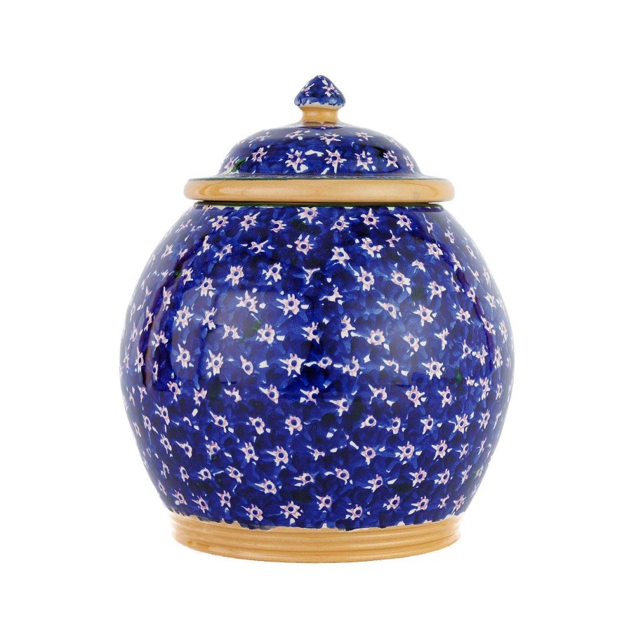 Nicholas Mosse Cookie Jar Lawn Dark Blue New