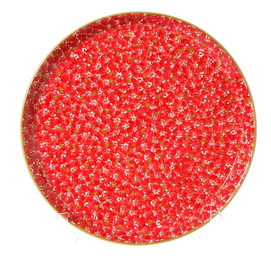 Nicholas Mosse Presentation Platter Lawn Red Hot