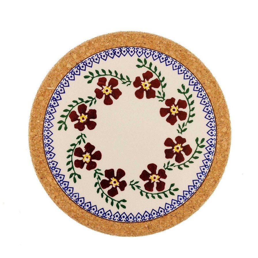 Nicholas Mosse Trivet Round Old Rose Hot