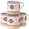 Nicholas Mosse 4 Small Mugs Clematis New