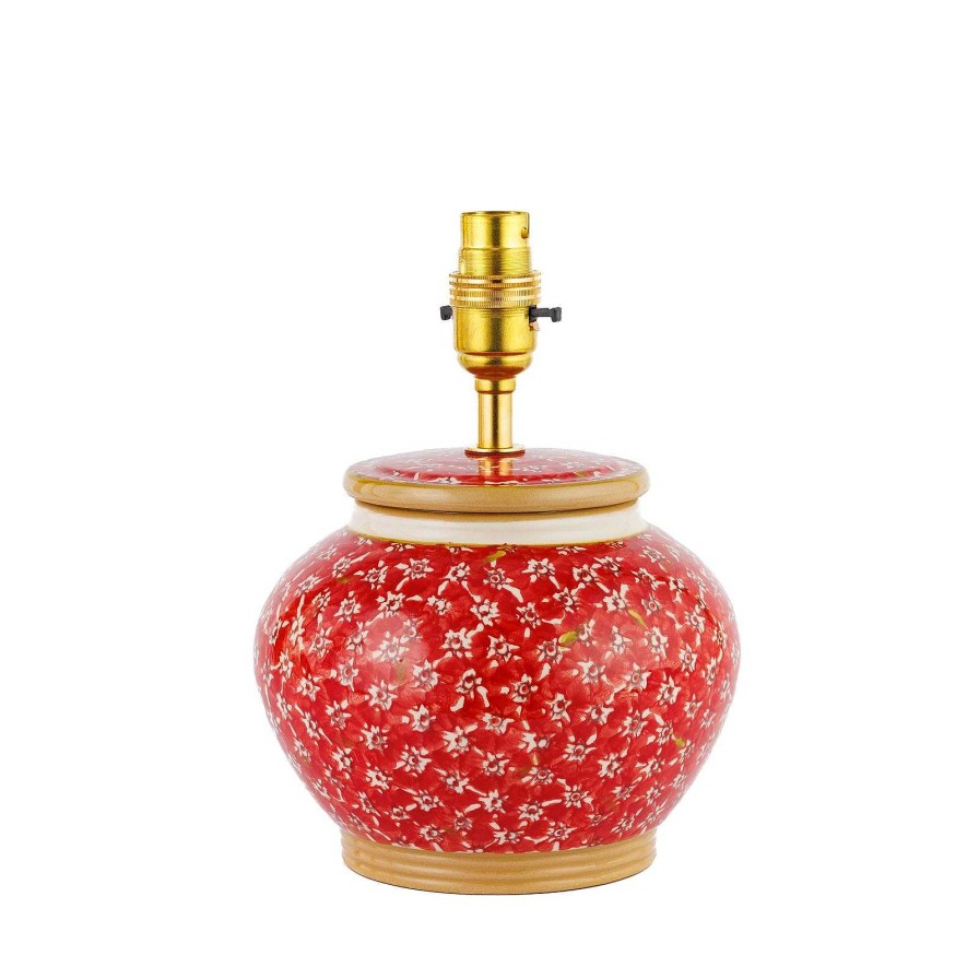 Nicholas Mosse Lawn Red 5" Lamp Base Online