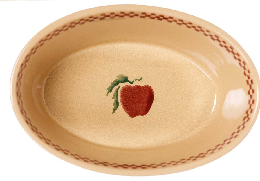 Nicholas Mosse Small Oval Pie Dish Apple Wholesale