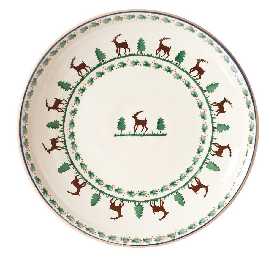 Nicholas Mosse Shallow Dish Reindeer Hot