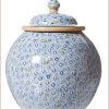 Nicholas Mosse Cookie Jar And Medium Heart Plate Lawn Light Blue Online