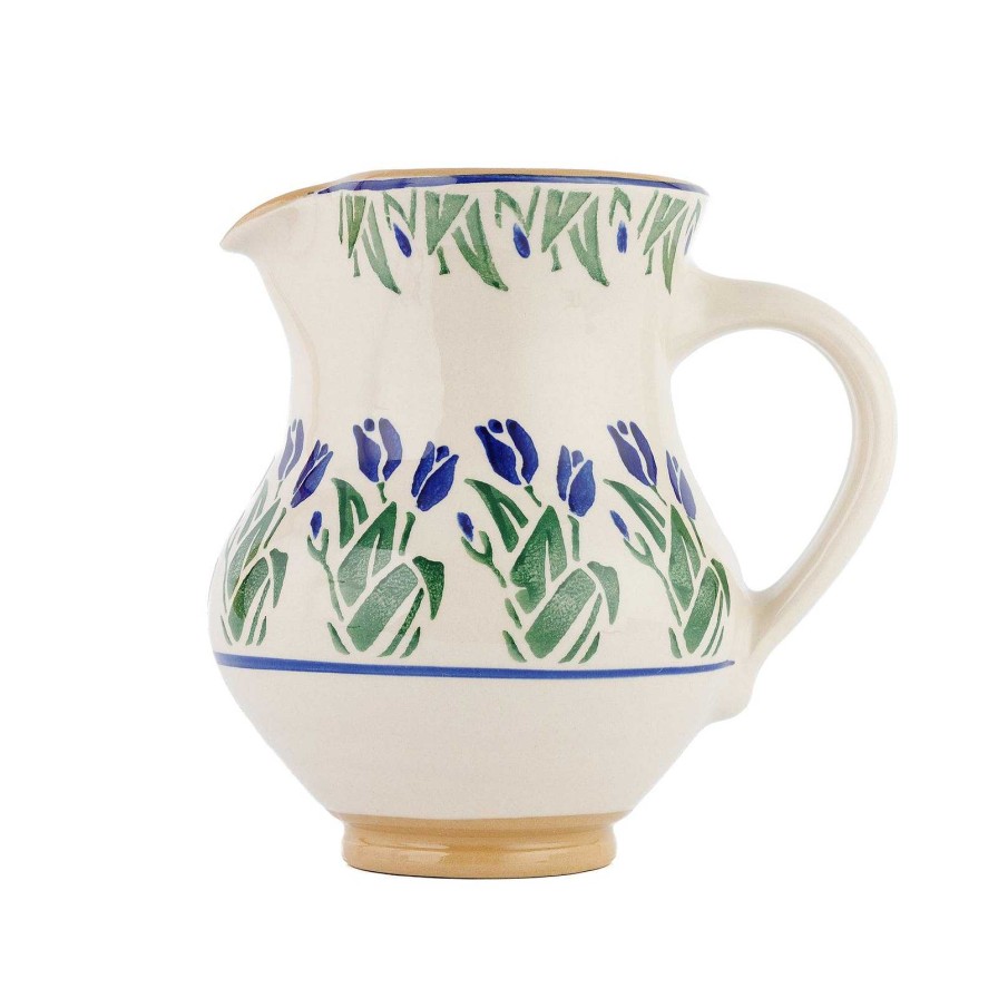 Nicholas Mosse Medium Jug Blue Blooms Wholesale