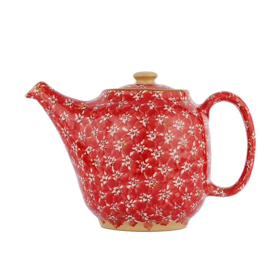 Nicholas Mosse Teapot Red Lawn Clearance