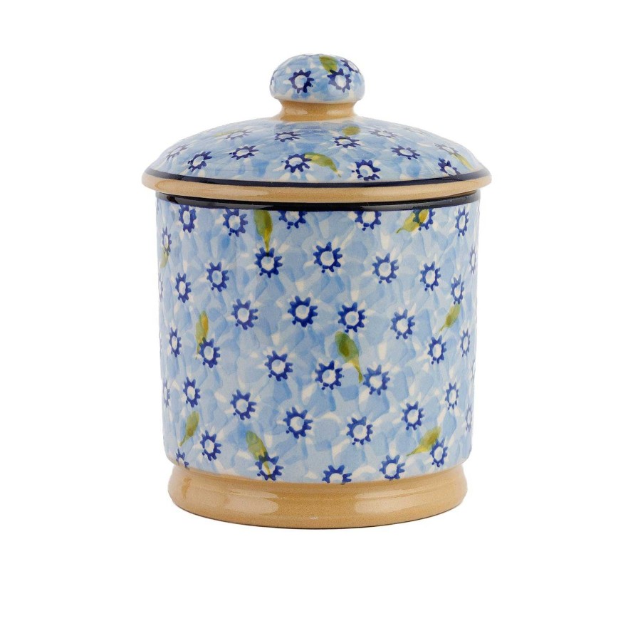 Nicholas Mosse Lidded Sugar Bowl Lawn Light Blue Best