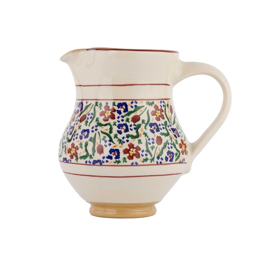 Nicholas Mosse Medium Jug Wild Flower Meadow Hot