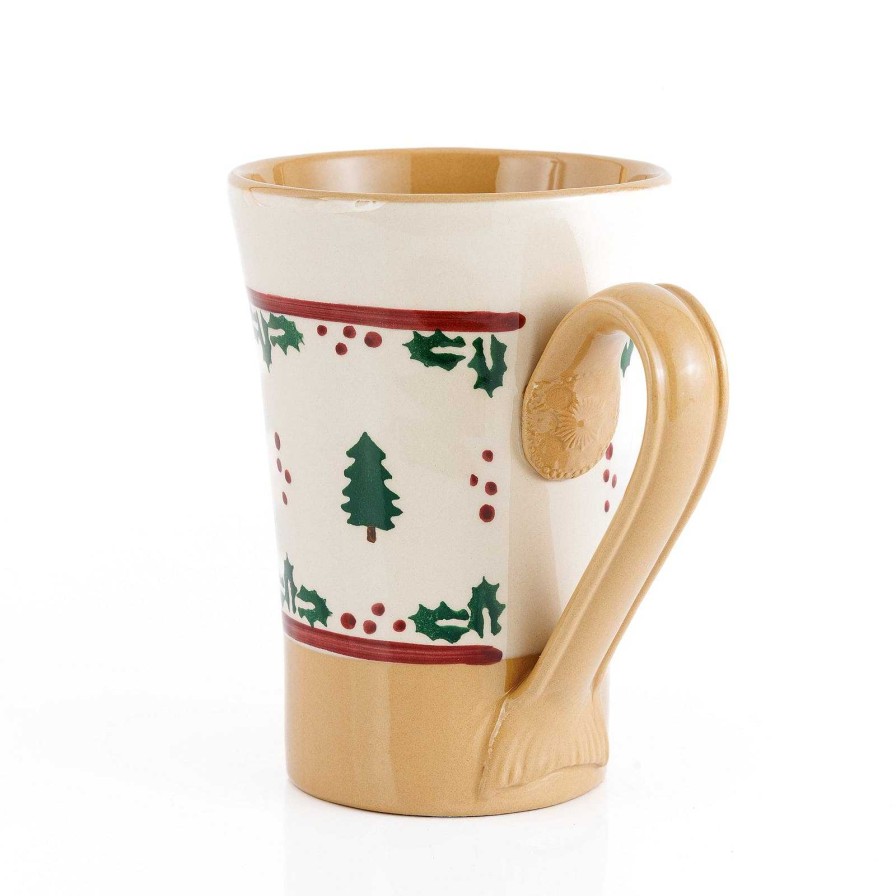 Nicholas Mosse Tall Mug Winter Robin Hot