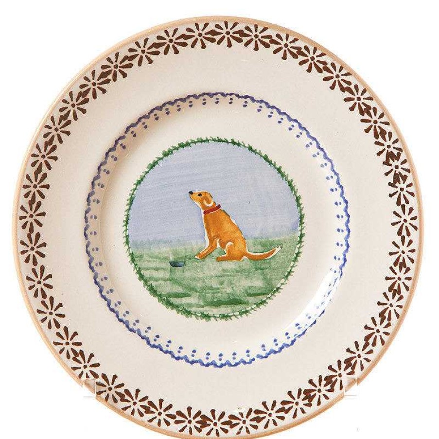 Nicholas Mosse Side Plate Dog New