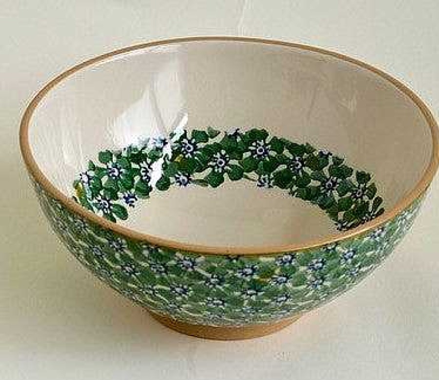 Nicholas Mosse Vegetable Bowl Green Lawn New