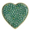 Nicholas Mosse Cookie Jar And Medium Heart Plate Lawn Green Hot