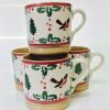 Nicholas Mosse 4 Small Mugs Winter Robin Online