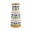 Nicholas Mosse Large Tapered Vase Blue Blooms Best