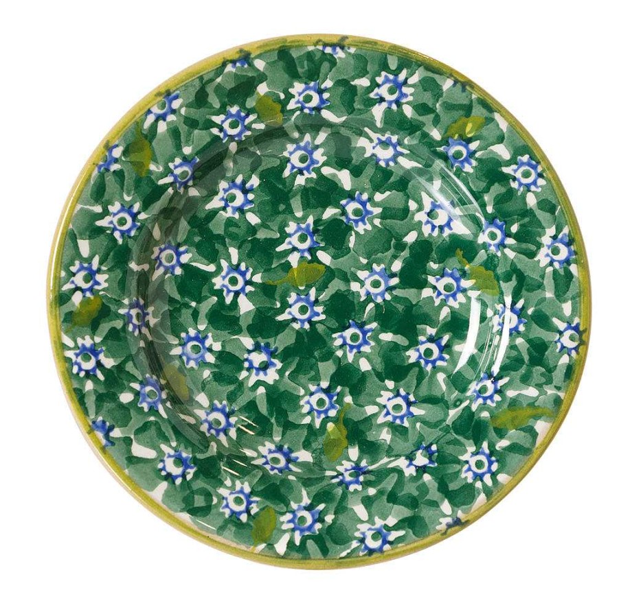 Nicholas Mosse Tiny Plate Green Lawn Hot