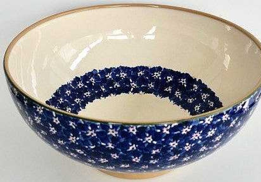 Nicholas Mosse Vegetable Bowl Dark Blue Lawn Hot