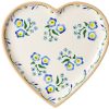 Nicholas Mosse Medium Heart Plate Forget Me Not Wholesale