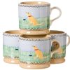 Nicholas Mosse 4 Small Mugs Dog New