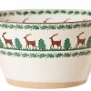 Nicholas Mosse Large Angled Bowl Reindeer New