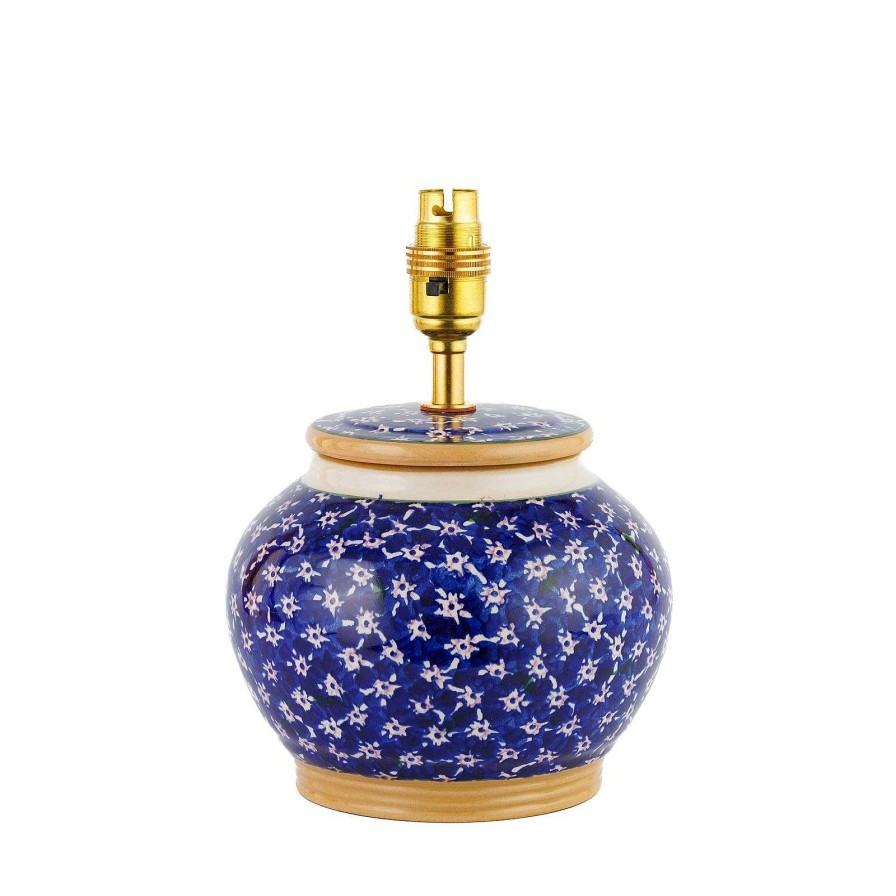 Nicholas Mosse Lawn Dark Blue 5" Lamp Base Online