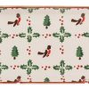 Nicholas Mosse Medium Rectangle Plate Winter Robin New