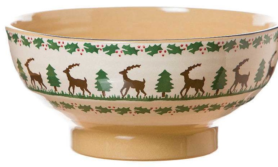 Nicholas Mosse Large Bowl Reindeer Clearance