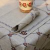 Nicholas Mosse Tablecloth Old Rose Linen 55 X 99 Clearance