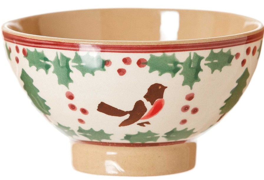 Nicholas Mosse Small Bowl Winter Robin New